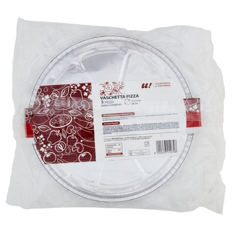 3 Vaschetta Pizza 24 cm U! Confronta e Risparmia